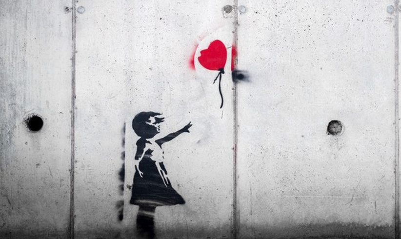 Banksy schreddert sein Werk kurz nach Ersteigerung