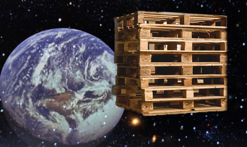 Satelliten aus Holz