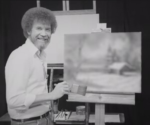 Bob Ross: Erstes TV-Gemälde wird verkauft