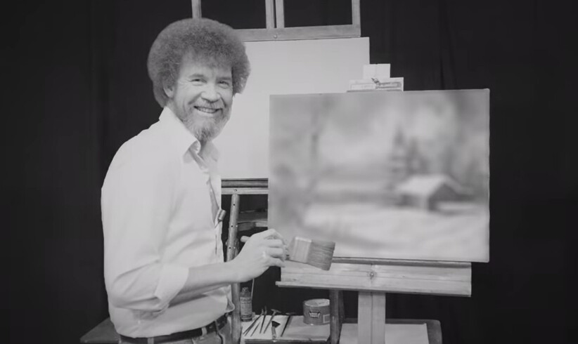 Bob Ross: Erstes TV-Gemälde wird verkauft