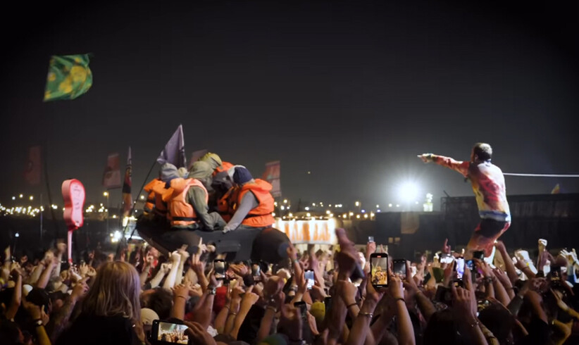 Banksy beim Glastonbury